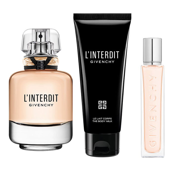 Givenchy L'Interdit Coffret Cadeau 3 pièces Eau de Parfum et Lait Corps Givenchy L'Interdit Coffret Cadeau 3 pièces Eau de Parfum et Lait Corps
