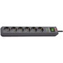 Brennenstuhl Eco-Line Multiprise 6 prises avec protection contre les surtensions 5 m