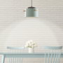 SKD Averie Suspension Bois Acier 1xE27 Sans Ampoule Turquoise [SKD-P1013-T]