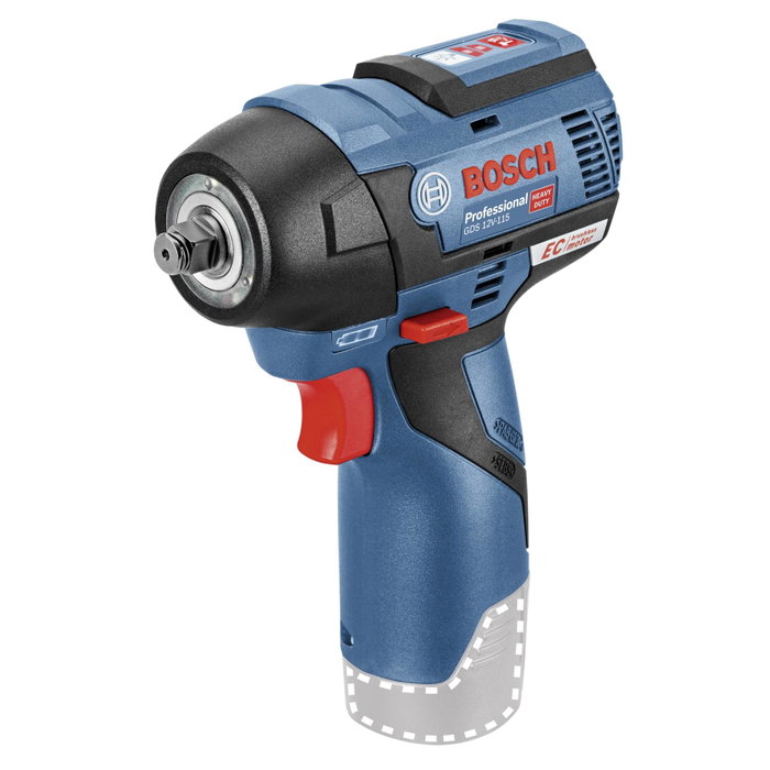 Bosch Professional GDS 12V-115 Professional Boulonneuse à choc (sans batterie ni chargeur) + coffret L-BOXX Bosch Professional GDS 12V-115 Professional Boulonneuse à choc (sans batterie ni chargeur) + coffret L-BOXX