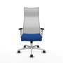 Piqueras y Crespo Fauteuil de Bureau Albacete Bleu et Blanc
