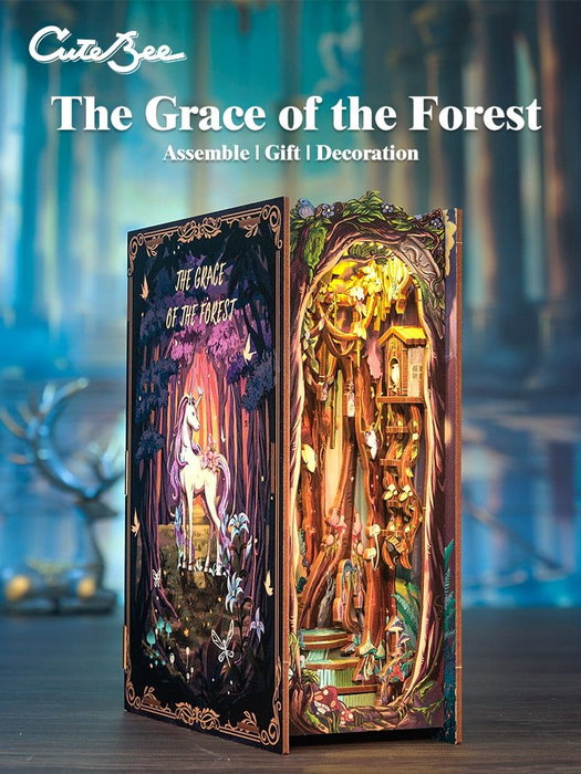 Maquette Book Nook The Grace of Forest 22 x 8 cm Maquette Book Nook The Grace of Forest 22 x 8 cm