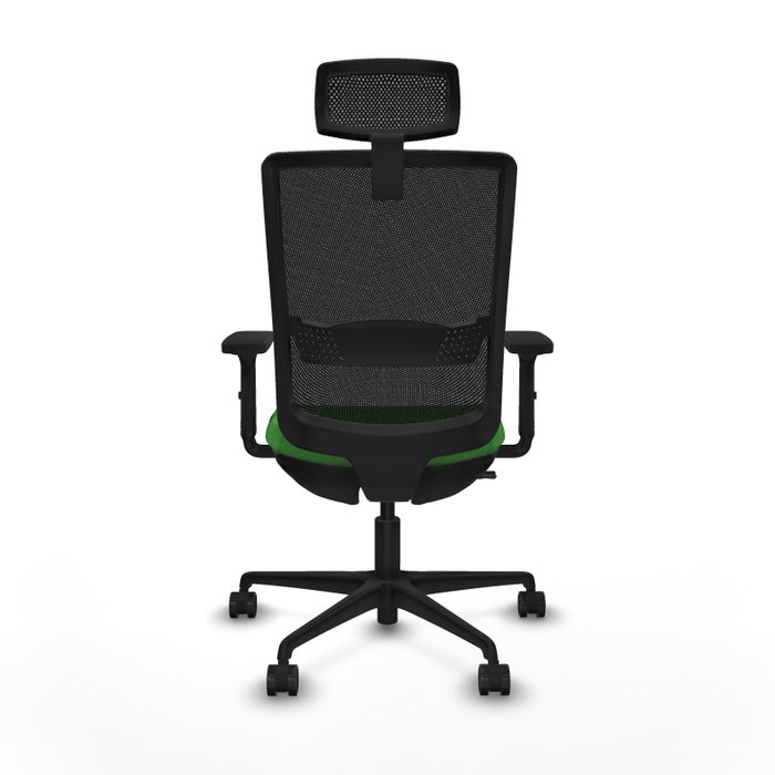 Piqueras Y Crespo Chaise de bureau Haches, Vert et Noir, Mécanisme Sincro/Traslack Piqueras Y Crespo Chaise de bureau Haches, Vert et Noir, Mécanisme Sincro/Traslack