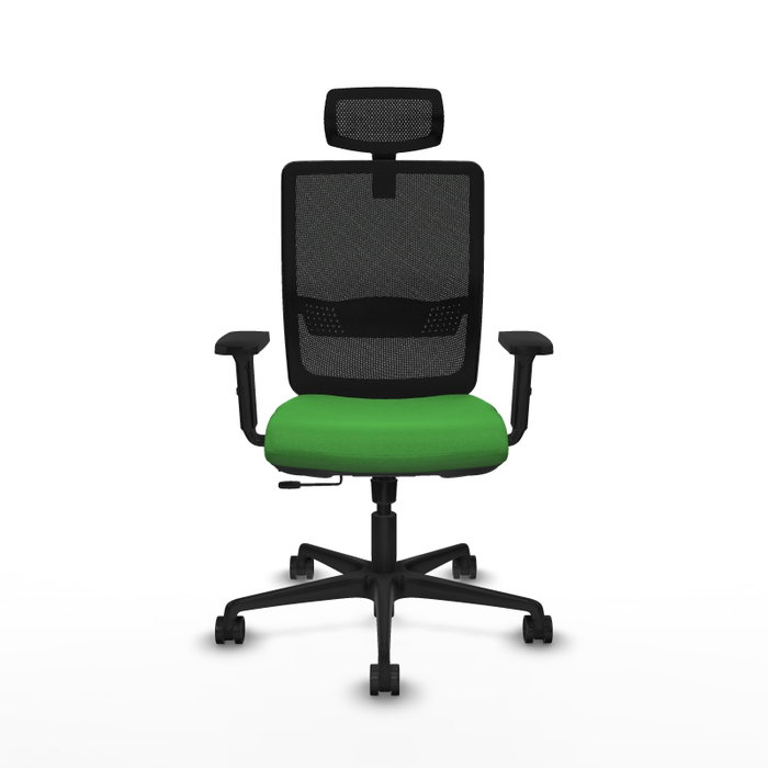 Piqueras Y Crespo Chaise de bureau Haches, Vert et Noir, Mécanisme Sincro/Traslack Piqueras Y Crespo Chaise de bureau Haches, Vert et Noir, Mécanisme Sincro/Traslack