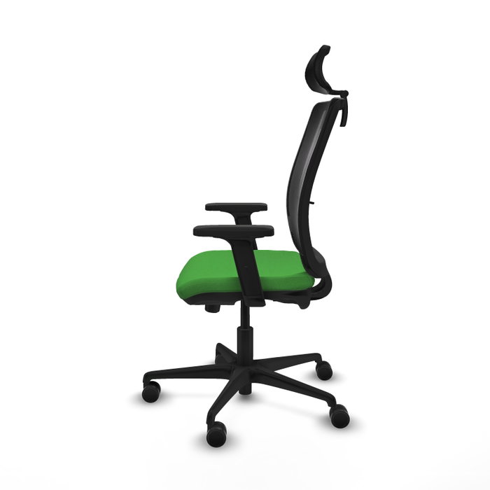 Piqueras Y Crespo Chaise de bureau Haches, Vert et Noir, Mécanisme Sincro/Traslack Piqueras Y Crespo Chaise de bureau Haches, Vert et Noir, Mécanisme Sincro/Traslack