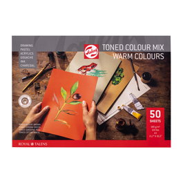 Talens Toned Paper Mélange Chaud A3 180 g 50 pages
