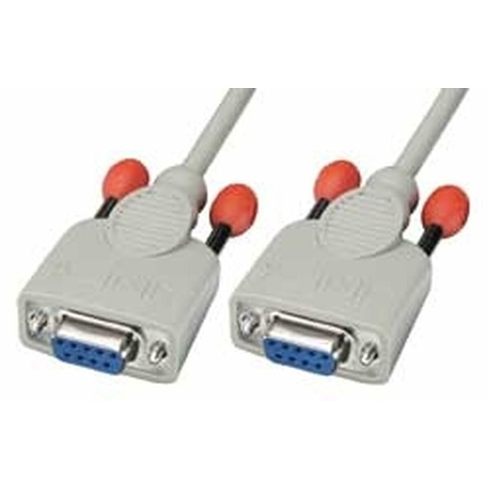 LINDY Câble réseau SUB-D Null modem 3m DB9 Femelle/Femelle Blanc Noir LINDY Câble réseau SUB-D Null modem 3m DB9 Femelle/Femelle Blanc Noir