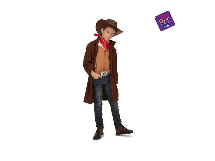 My Other Me - Déguisement Cowboy pour Enfant, Taille 5-6 Ans, Complet avec Chapeau, Chemise, Gilet et Ceinture