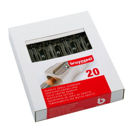 Bruynzeel Lot de 20 taille-crayons pour crayons à mine de graphite