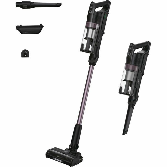 Hoover HF1P10H Aspirateur Balai sans fil, Noir / Pastel violet Hoover HF1P10H Aspirateur Balai sans fil, Noir / Pastel violet