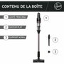 Hoover HF1P10H Aspirateur Balai sans fil, Noir / Pastel violet