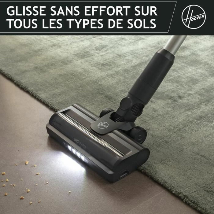 Hoover HF1P10H Aspirateur Balai sans fil, Noir / Pastel violet Hoover HF1P10H Aspirateur Balai sans fil, Noir / Pastel violet