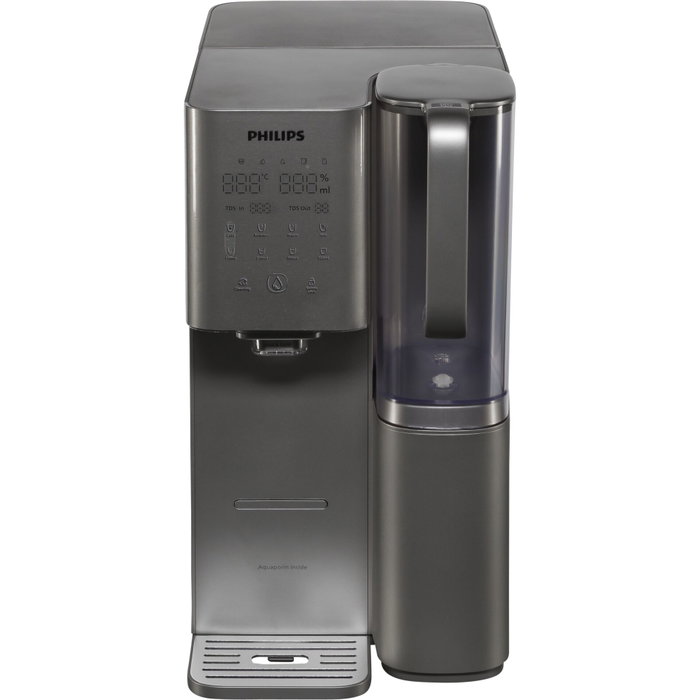 Philips ADD6921DG/10 Station Eau Minérale 6L Argent All-in-One Filtration Osmose Inverse
