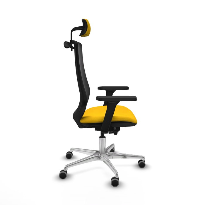 Piqueras y Crespo Chaise de Bureau Mardos Jaune Piqueras y Crespo Chaise de Bureau Mardos Jaune