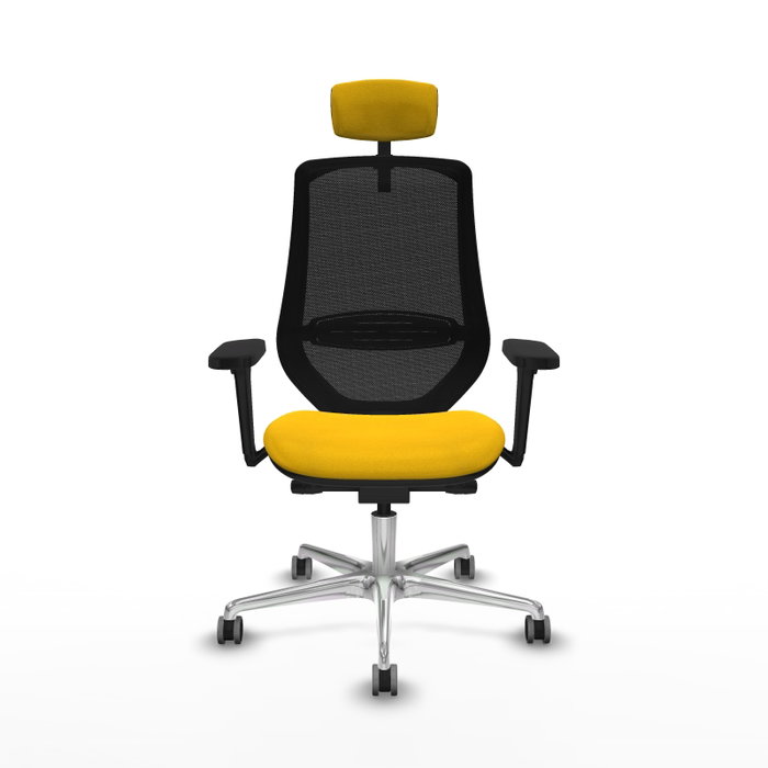 Piqueras y Crespo Chaise de Bureau Mardos Jaune Piqueras y Crespo Chaise de Bureau Mardos Jaune