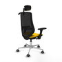 Piqueras y Crespo Chaise de Bureau Mardos Jaune