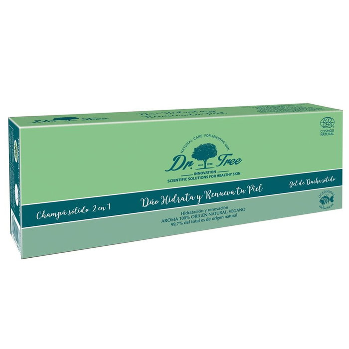 Dr. Tree Coffret Shampoing Solide et Gel Douche Solide Naturel 2 pcs