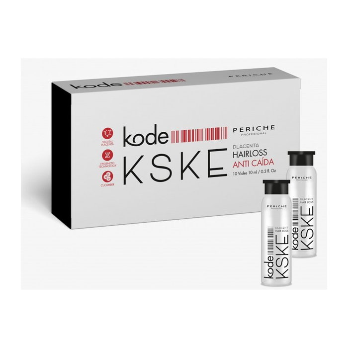 Periche Kode Placenta Kske - Traitement Antichute 10x10ml Periche Kode Placenta Kske - Traitement Antichute 10x10ml