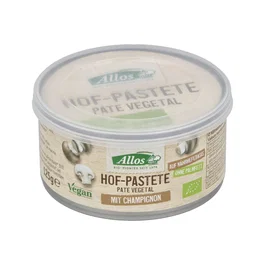 ALLOS Paté Végétal BIO Vegan aux Champignons 125g