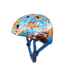 Casque pour enfant Hot Wheels - Ajustable 50-54 cm - Licencié - Pour âges 3 à 8 ans - DEQUBE