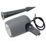 Projecteur LED extérieur à piquet 12 W 2700 K gris