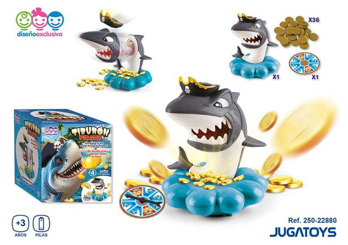 Jugatoys - enfamilia Jeu Tiburón Pirata !