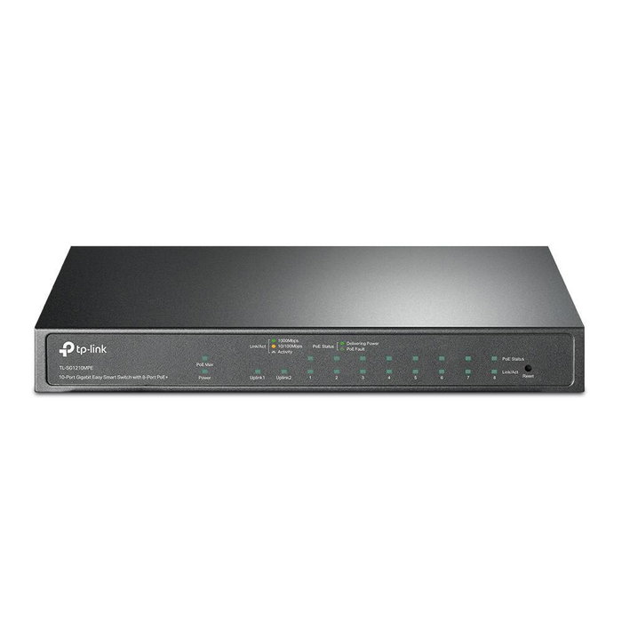 TP-Link TL-SG1210MPE Black TP-Link TL-SG1210MPE Black