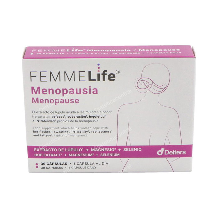 DEITERS Femmelife Ménopause 30 gélules DEITERS Femmelife Ménopause 30 gélules