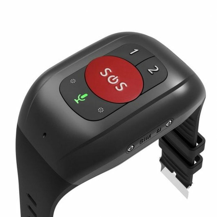 Leotec Senior Smart Band 4G LESB01R Noir et Rouge Leotec Senior Smart Band 4G LESB01R Noir et Rouge