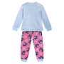 Cerdá Pyjama Long en Velours Polyester avec Applications Stitch 8 Ans - Taille 8 Ans, Bleu Clair