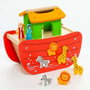 Molto Arca de noe, Arche de Noé en bois avec 17 pièces, jouet en bois pour enfants à partir de 3 ans
