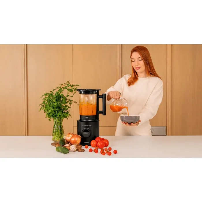 Cecotec Grand Katana Total Destroy Screen B Mixeur 2700W 1,8L Bol Verre Noir