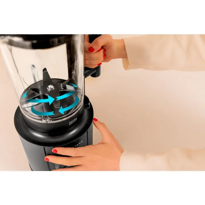 Cecotec Grand Katana Total Destroy Screen B Mixeur 2700W 1,8L Bol Verre Noir