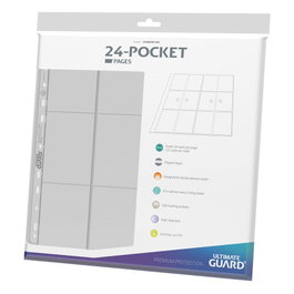 Ultimate Guard Pages 24 Poches QuadRow Transparentes avec Insertion Latérale (10 unités)</html>