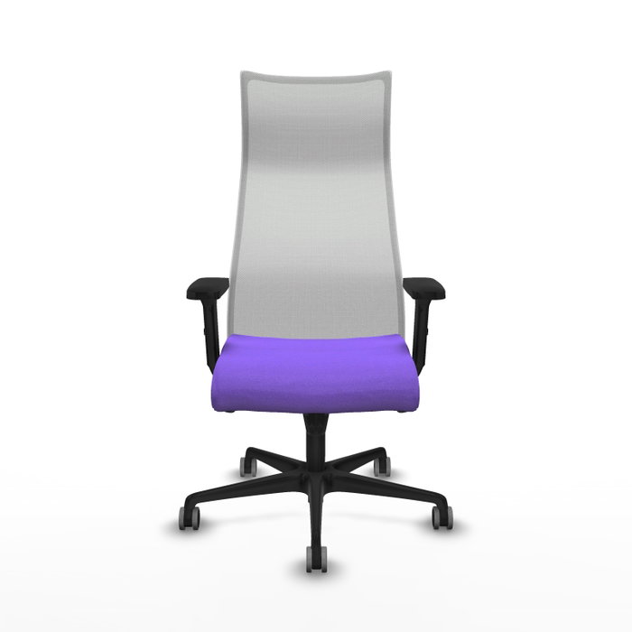 Piqueras y Crespo Chaise de Bureau Albacete Lila et Blanc