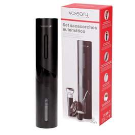 Vassary Set tire-bouchon automatique avec bouchon de vide et serveur de vin