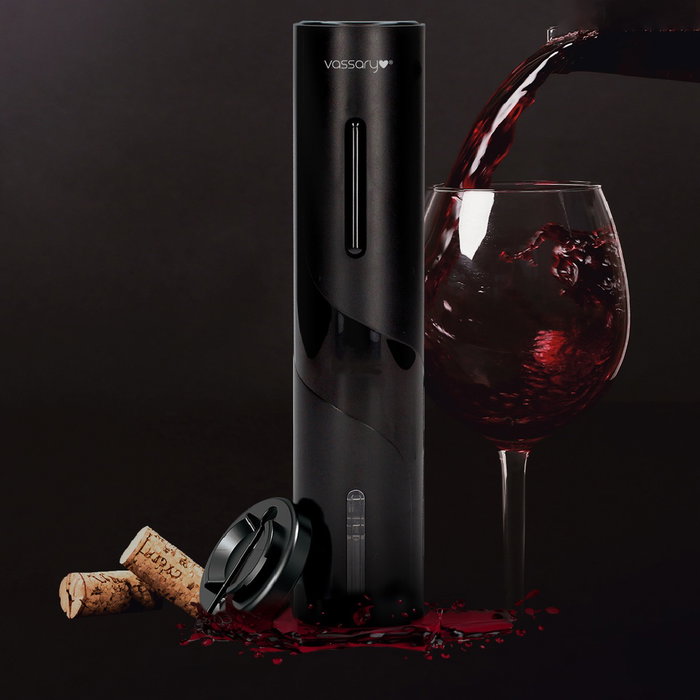 Vassary Set tire-bouchon automatique avec bouchon de vide et serveur de vin