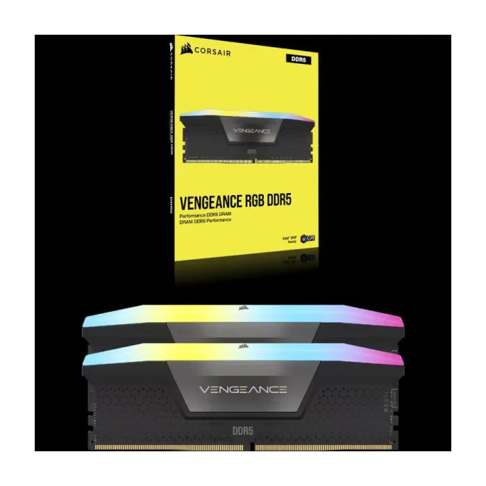 Corsair Vengeance RGB DDR5 32 Go (2x16 Go) 6400 MHz - CMH32GX5M2B6400C36