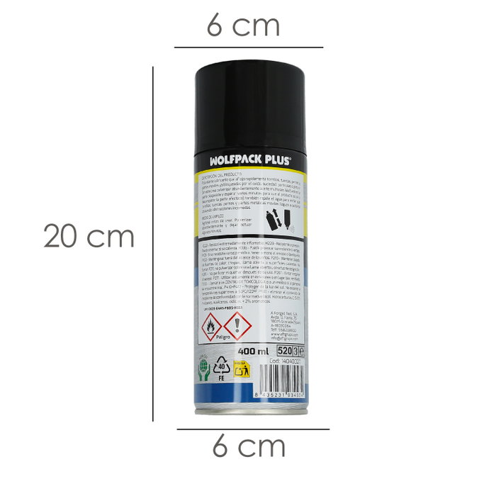 WOLFPACK LINEA PROFESIONAL Spray lubrifiant multifonction triple action 400 ml