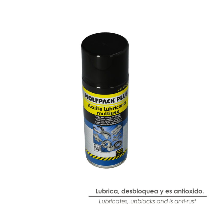 WOLFPACK LINEA PROFESIONAL Spray lubrifiant multifonction triple action 400 ml