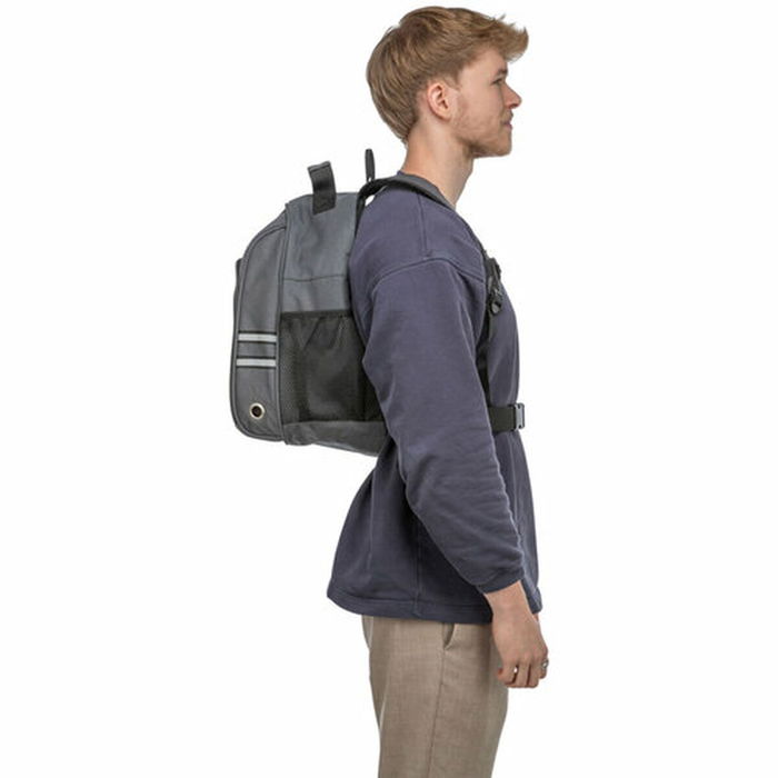 Sac à dos pour animaux de compagnie Trixie Gris 34 × 44 × 26 cm