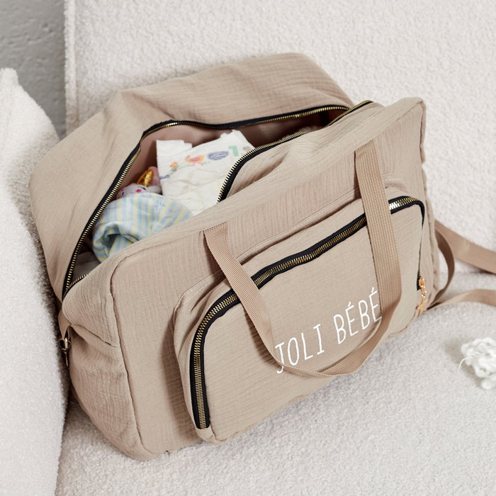 Tom et Zoe Sacoche pour bébé en coton 40x19x26 cm