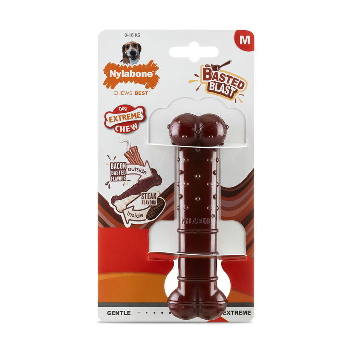 Os Nylabone Marron Bacon M