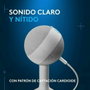 Logitech G Yeti Orb - Microphone de table USB, Blanc