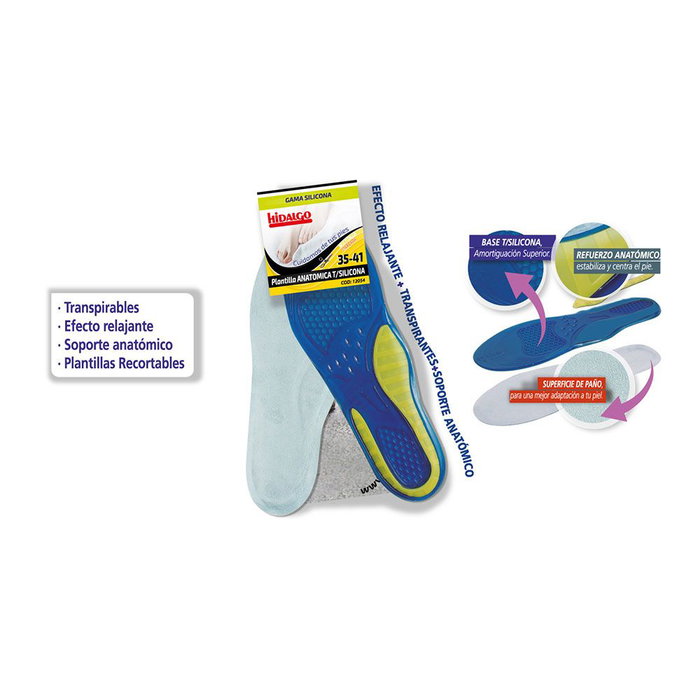 Hidalgo Semelle anatomique en silicone 35-41