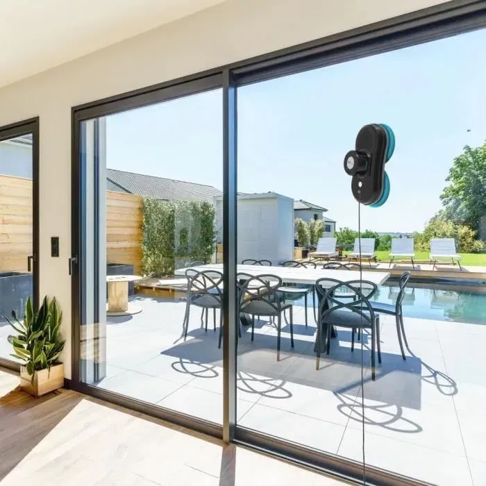 EZICLEAN Robot Lave-Vitres Connecté WINDOBOT S1 One - 72 W - Niveau Sonore 72 dB - Câble 5 m - Noir