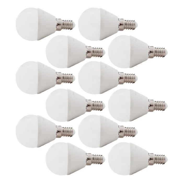 greenice Pack de 10 lampes LED SMD2835 E14 5W Blanco Cálido