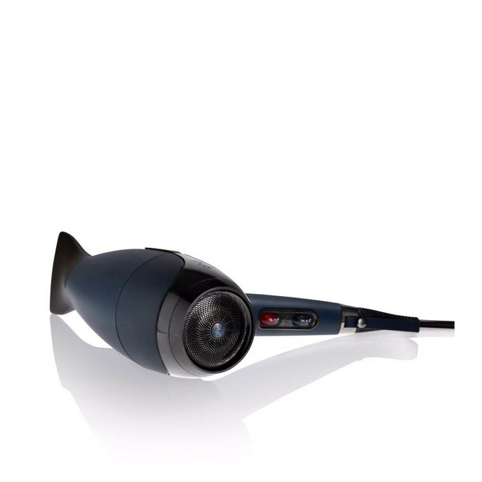 GHD Sèche-Cheveux Professionnel Helios Bleu - 2200W, Technologie Ionique et Aeroprecis, Moteur DC, Léger et Silencieux