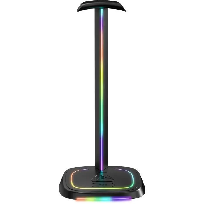 The G-Lab K-STAND-NEON RGB - Support de Casque Gamer avec Hub USB/USB-C et Éclairage RGB - Filaire - Noir The G-Lab K-STAND-NEON RGB - Support de Casque Gamer avec Hub USB/USB-C et Éclairage RGB - Filaire - Noir