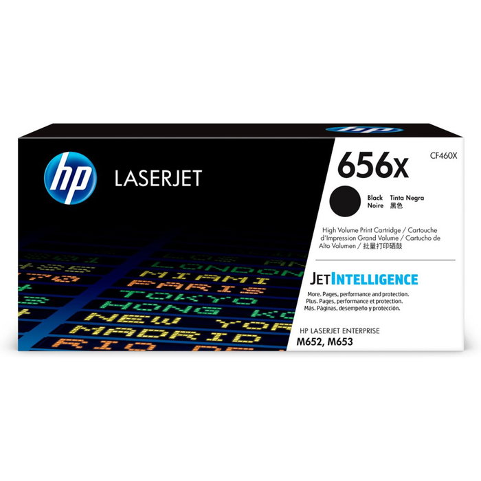 HP Toner 656X Noir Original Haut Rendement CF461X pour LaserJet Enterprise M652/M653 HP Toner 656X Noir Original Haut Rendement CF461X pour LaserJet Enterprise M652/M653